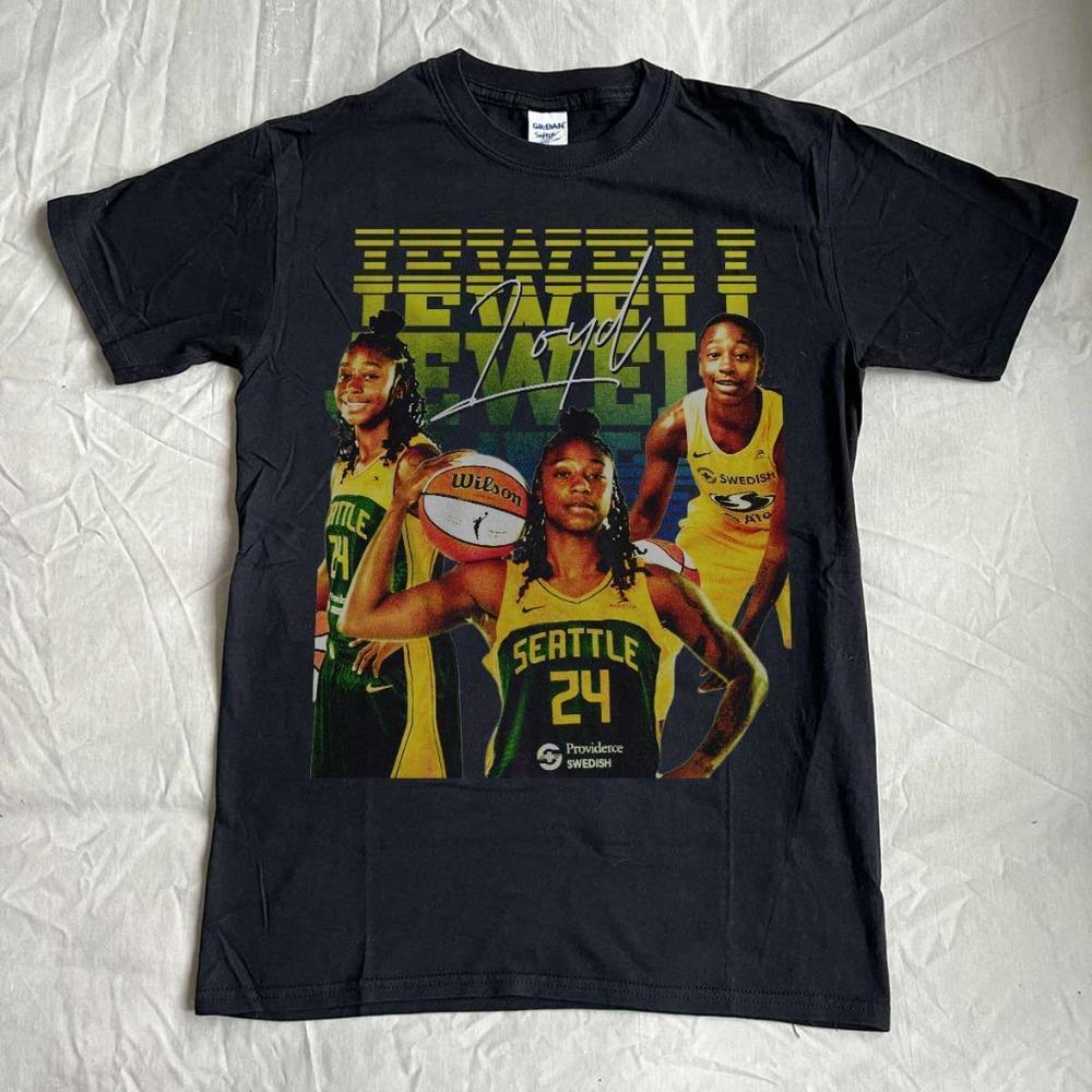 Jewell Loyd - Seattle Storm Black T-Shirt